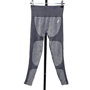Do You Even Impact Seamless Leggings Ribbed Gray Size Small